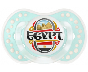 Flag Egypt diseña tetina lovi dynamic clásico retro-turquesa-laguna