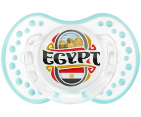 Bandera Egipto diseña tetina lovi dynamic clásico retro-laguna blanca