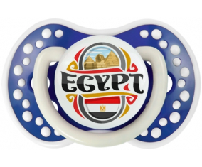 Bandera Egipto diseña Tetina lovi dynamic azul marino fosforescente