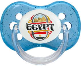Bandera Egipto diseño azul cereza lentejuelas Lollipop