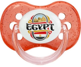 Bandera Egipto diseño Rojo Cereza Brillo Lollipop