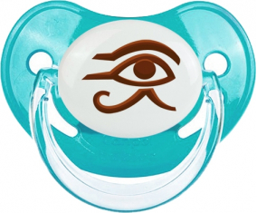 Horus egyptian ojo antiguo símbolo egipcio: Chupete fisiológica personnalisée