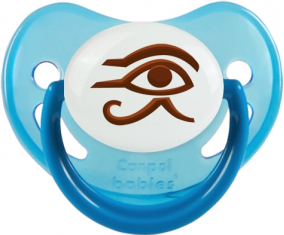 Horus egipcio símbolo de ojo antiguo egipcio suceto azul fosforescente