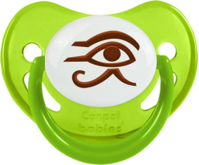 Horus egipcio símbolo de ojo antiguo egipcio suceto fisiológico verde fosforescente