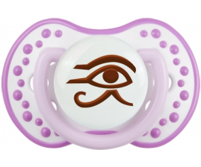 Horus egipcio símbolo de ojo antiguo egipcio Tetine lovi dynamic Clásico Blanco-Mauve