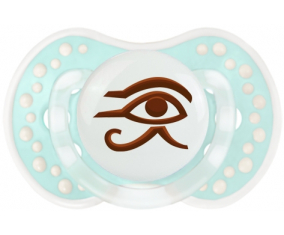 Horus egyptian eye symbol ancient Egyptian Tetine lovi dynamic retro-turquesa-laguna clásica