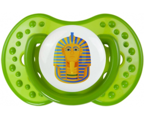 Symbole de masque doré pharaon de Toutânkhamon : Chupete LOVI Dynamic personnalisée