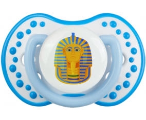 Tutankamón sucete máscara de oro símbolo lovi dynamic azul fosforescente