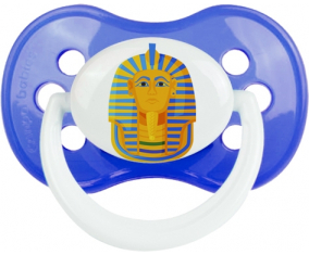 Tutankamón sucete anatómico clásico azul máscara de oro símbolo