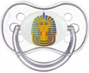 El símbolo de máscara de oro faraón de Tutankamón sucete transparente transparente clásico