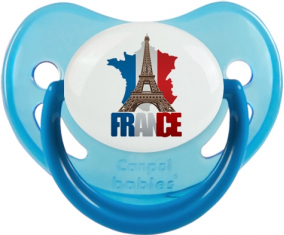 Mapa France - Torre Eiffel Fisiológicamente Sucete Fosforescente Azul