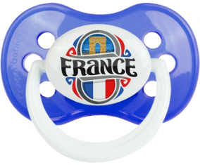 Bandera France diseño 1 Clásico Azul Anatómico Lollipop