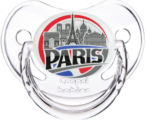 Ciudad de París diseño 1 Clásico Transparente Fisiológico Lollipop