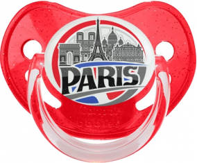 Ciudad de París diseña 1 Piruleta Fisiológica De Lentejuelas Rojas