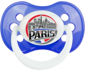 Ciudad de París diseño 1 Clásico Azul Anatómico Lollipop