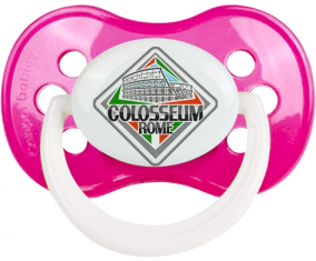 Collosseum Roma Sucete Anatómico Clásico Rosa Oscura