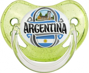 Bandera Argentina Lentejuelas Verde Pirología Lollipop