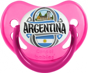 Bandera Argentina Piruleta Fisiológica Fosforescente Rosa
