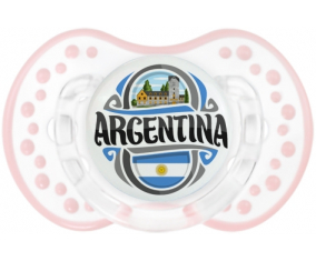 Flag Argentina Lollipop lovi dynamic clásico retro-blanco-rosa-tierno