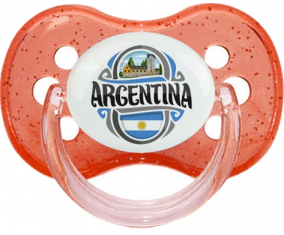 Bandera Argentina Cereza Roja Brillo Lollipop