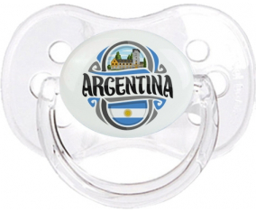 Bandera Argentina Clásico Transparente Cereza Lollipop
