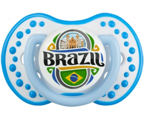 Bandera Brasil lovi dynamic fosforescente azul-blanco