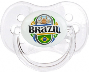 Bandera Brasil Tetine Cherry Classic Transparente