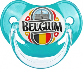 Bandera Bélgica 2 : Chupete fisiológica personnalisée