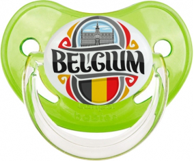 Bandera Bélgica Clásica Tetina Fisiológica Verde