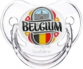 Bandera Bélgica Clásico Transparente Fisiológico Tetina