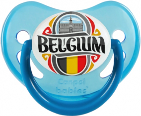 Bandera Bélgica Tétine Fisiológico Fosforescente Azul