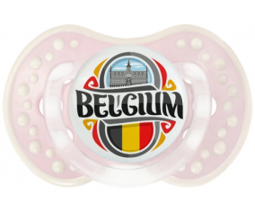 Flag Belgium Sucete lovi dynamic clásico retro-rosa-tierno