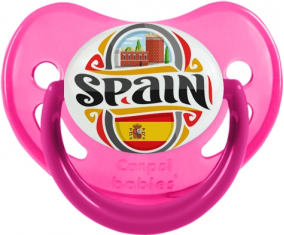 Bandera España Sucete Fisiológico Fosforescente Rosa