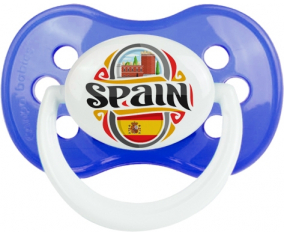 Bandera España Clásico Piruleta Anatómica Azul
