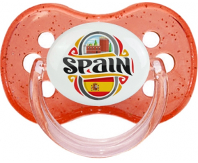 Bandera España Cereza Roja Brillo Lollipop
