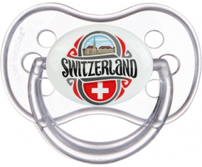 Bandera Suiza Clásico Transparente Anatómico Lollipop