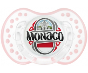 Flag Monaco Sucete lovi dynamic clásico retro-blanco-rosa-tierno