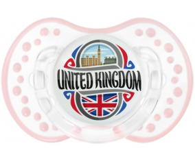 Flag Reino Unido Lollipop lovi dynamic clásico retro-blanco-rosa-tierno