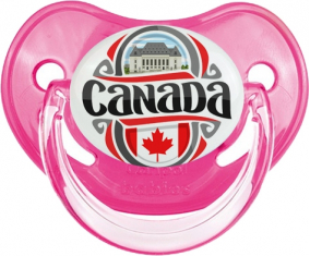 Bandera Canadá Clásica Piruleta Fisiológica Rosa