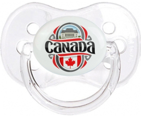 Bandera Canadá Clásico Transparente Cereza Lollipop