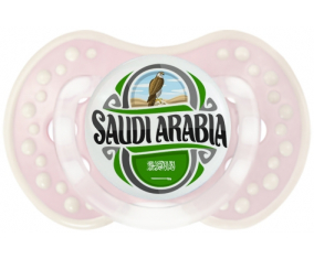 Bandera Arabia Saudí lovi dynamic clásico retro-rosa-tierno