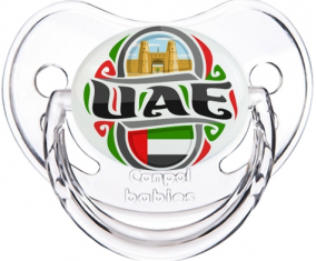 Bandera UAE Classic Tetin fisiológica transparente