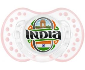 Flag India lovi dynamic clásico retro-blanco-rosa-tierno