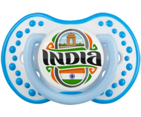 Bandera India lovi dynamic fosforescente blanco-azul