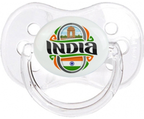 Bandera India Clásico Transparente Cereza Lollipop