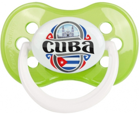 Bandera Cuba Clásica Piruleta Anatómica Verde