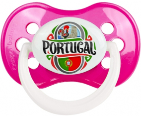 Bandera Portugal Sucete Anatómico Clásico Rosa Oscura