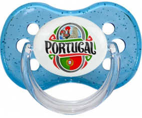 Bandera Portugal chupa lentejuelas de cereza azul