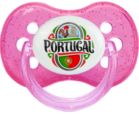 Bandera Portugal sucete cereza brillo rosa