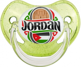 Bandera Jordan Verde Lentejuelas Sucete Fisiológico